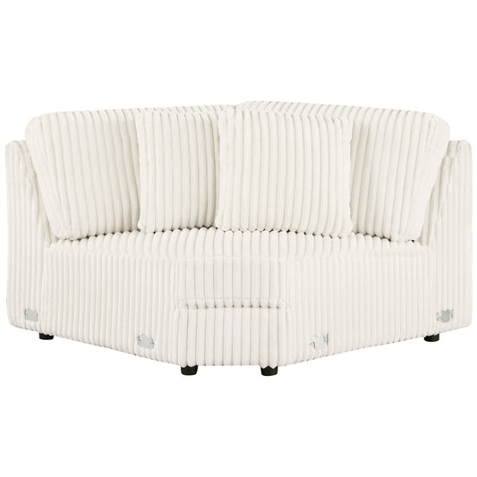 Emberson Upholstered Sectional Ivory