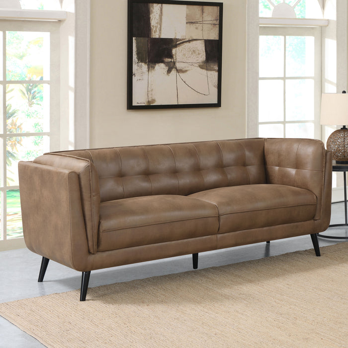 Thatcher Upholstered Button Tufted Sofa