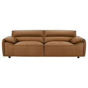 Buxton 2-piece Leather Upholstered Sofa Set Orange