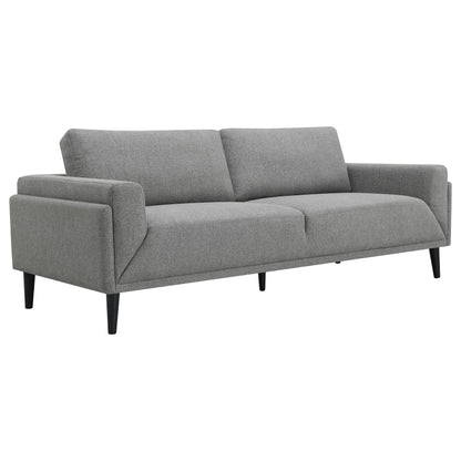 Rilynn Upholstered Track Arm Sofa Brown