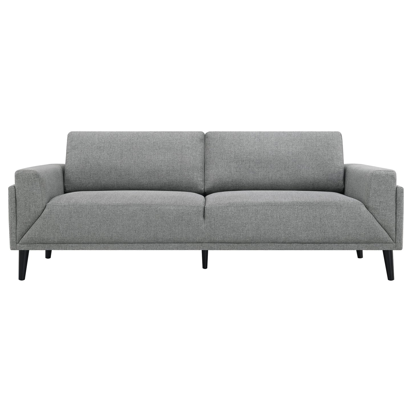 Rilynn Upholstered Track Arm Sofa Brown