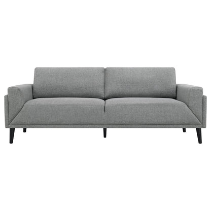 Rilynn Upholstered Track Arm Sofa Brown