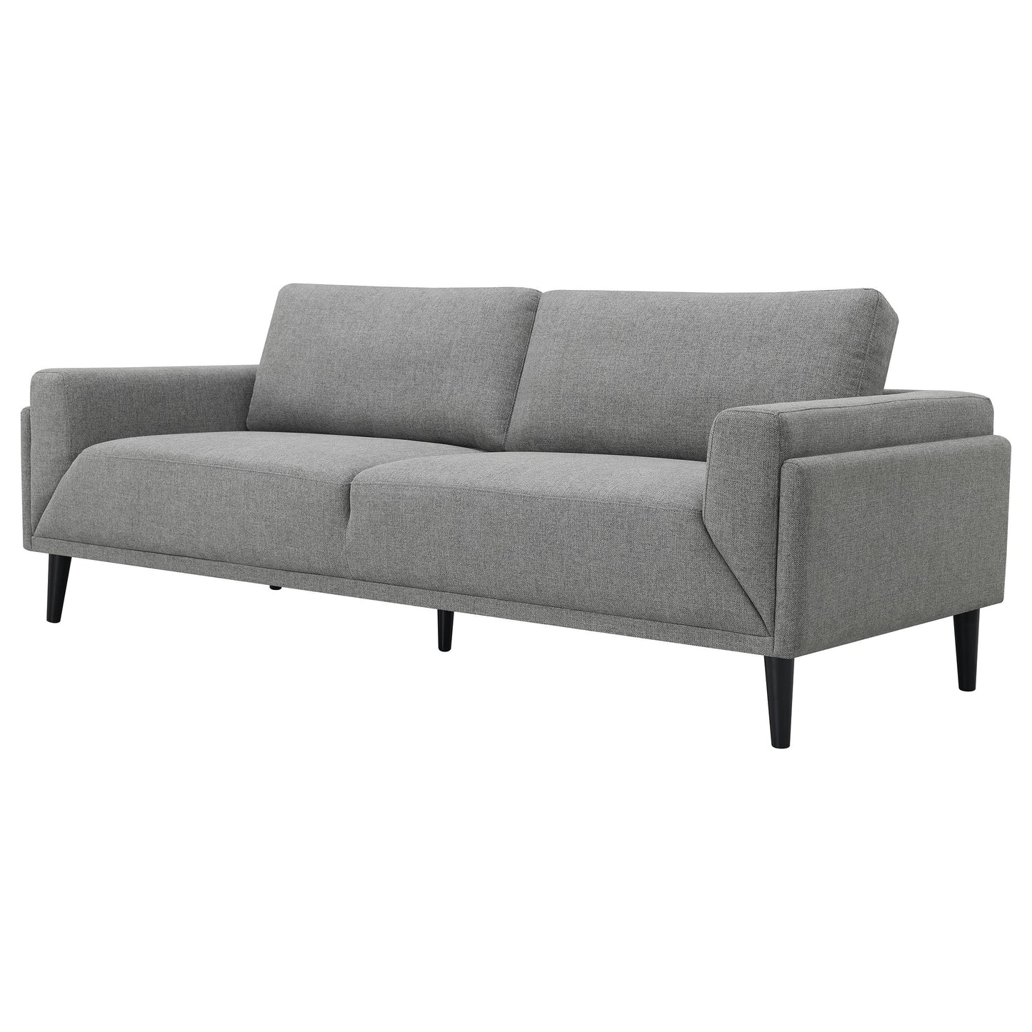 Rilynn Upholstered Track Arm Sofa Brown