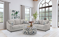 Conjunto de sofá tapizado Tomkins Boucle gris claro