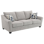 Conjunto de sofá tapizado Tomkins Boucle gris claro