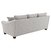 Conjunto de sofá tapizado Tomkins Boucle gris claro