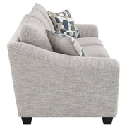 Conjunto de sofá tapizado Tomkins Boucle gris claro