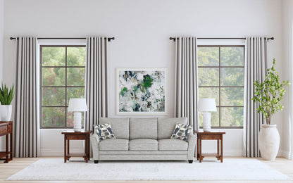 Sofá tapizado Tomkins Boucle gris claro