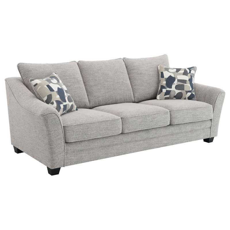 Sofá tapizado Tomkins Boucle gris claro