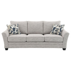 Sofá tapizado Tomkins Boucle gris claro