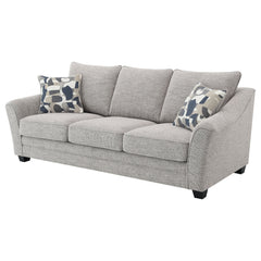 Sofá tapizado Tomkins Boucle gris claro