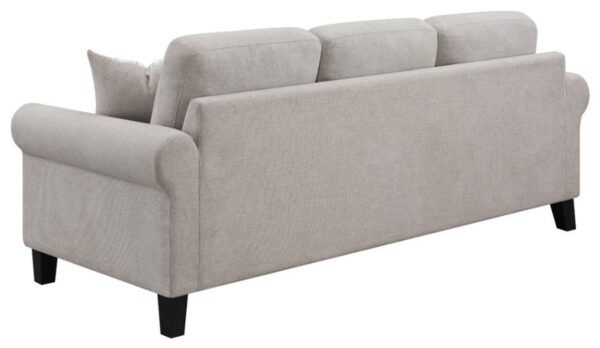 Nadine Upholstered Round Arm Sofa