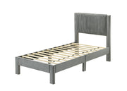 Lucia Bed Light Grey