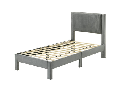 Lucia Bed Light Grey