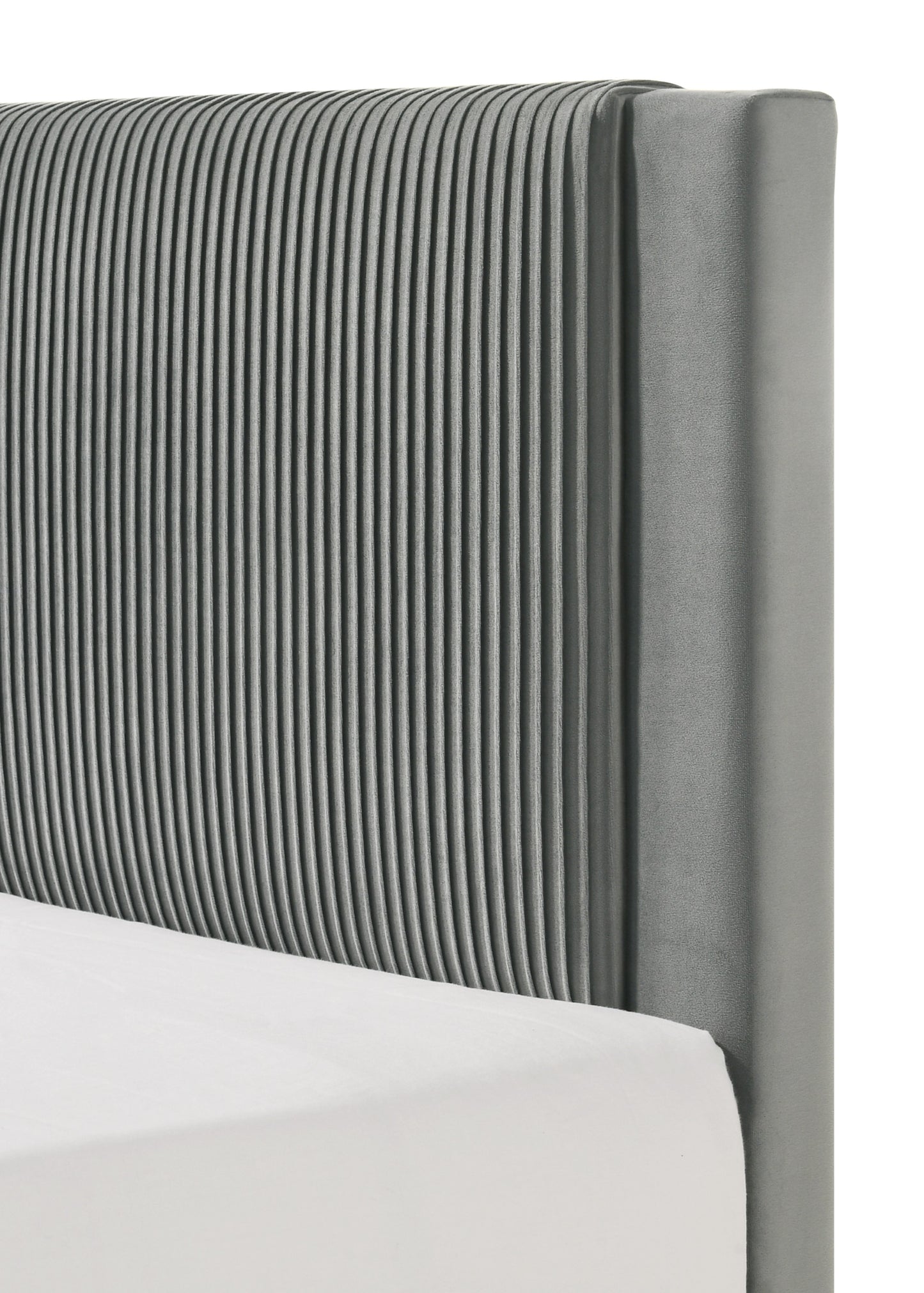 Lucia Bed Light Grey