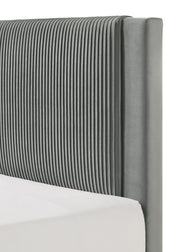 Lucia Bed Light Grey