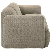 Dorset Upholstered Round Track Arm Sofa Set Brown