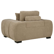 Octavia Upholstered Track Arm Accent Chair