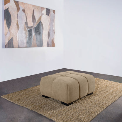 Octavia Upholstered Rectangular Ottoman Camel
