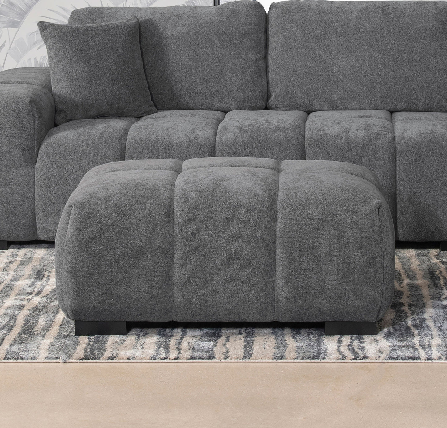 Octavia Upholstered Rectangular Ottoman Camel