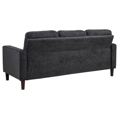 Bowen II 2-piece Fabric Upholstered Track Arm Sofa Set Rust