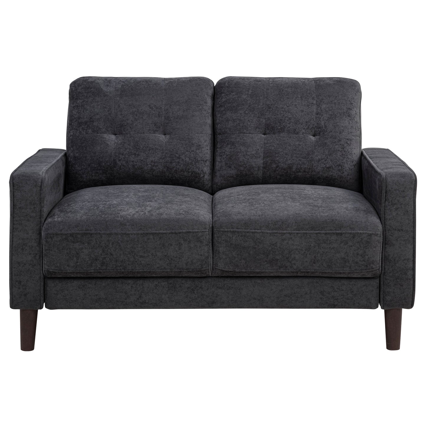Bowen II Fabric Upholstered Track Arm Loveseat