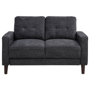 Bowen II Fabric Upholstered Track Arm Loveseat