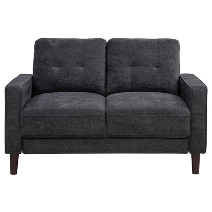 Bowen II Fabric Upholstered Track Arm Loveseat