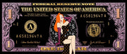 ''Jessica Rabbit Money'' Hand-painted Gloss Canvas