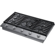  Samsung 36-inch Built-In Gas Cooktop with Wi-Fi Connectivity NA36N6555TS/AA IMAGE 2