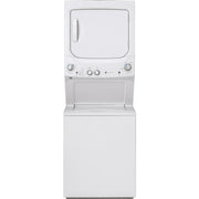  GE Stacked Washer/Dryer Electric Laundry Center GUV27ESSMWW IMAGE 1