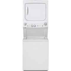  GE Stacked Washer/Dryer Electric Laundry Center GUV27ESSMWW IMAGE 1