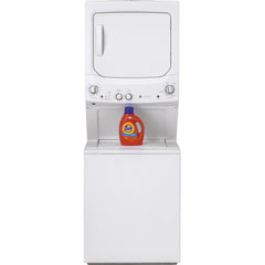  GE Stacked Washer/Dryer Electric Laundry Center GUV27ESSMWW IMAGE 2