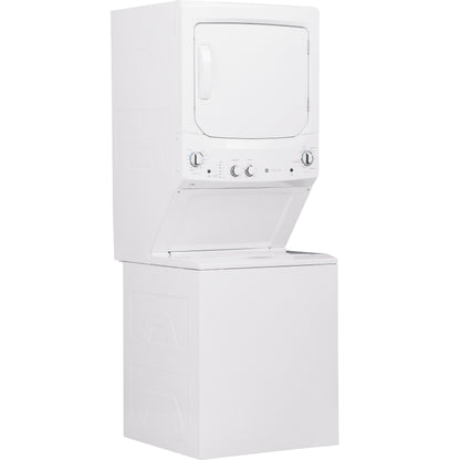  GE Stacked Washer/Dryer Electric Laundry Center GUV27ESSMWW IMAGE 3