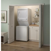  GE Stacked Washer/Dryer Electric Laundry Center GUV27ESSMWW IMAGE 9