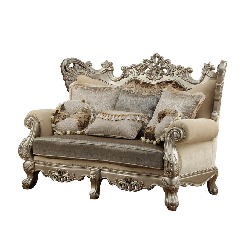 Loveseat Ranita de 183 cm de largo con 6 almohadas