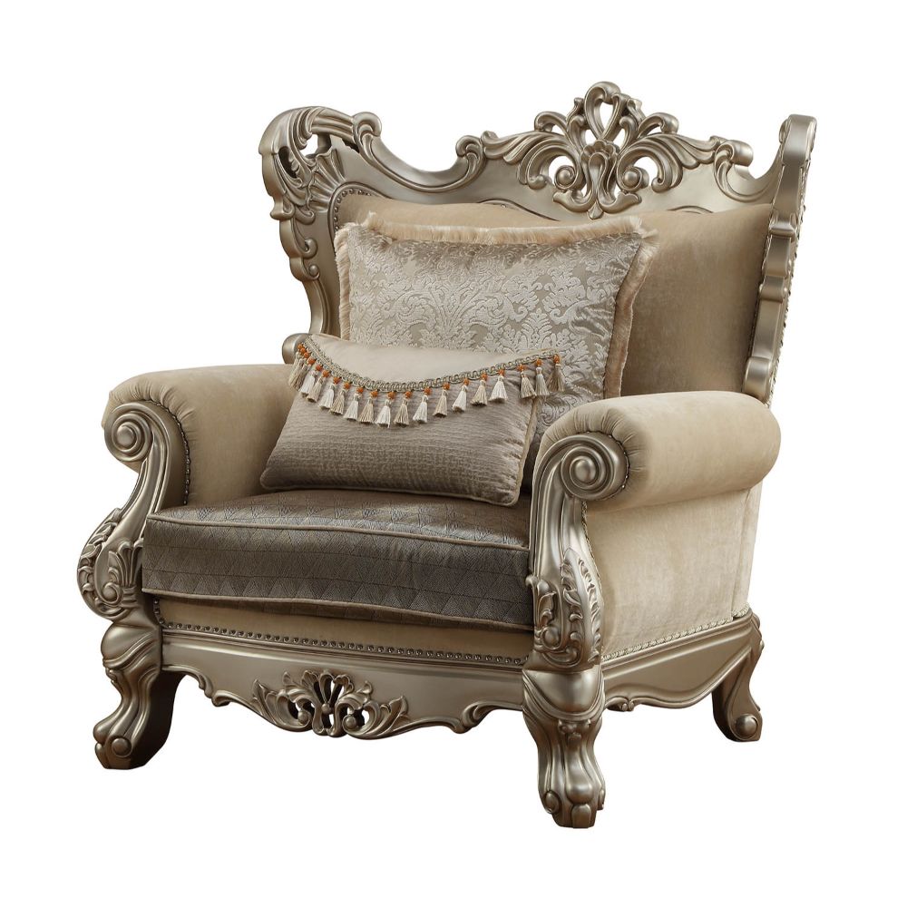 Silla Ranita de 47" de ancho con 2 almohadas