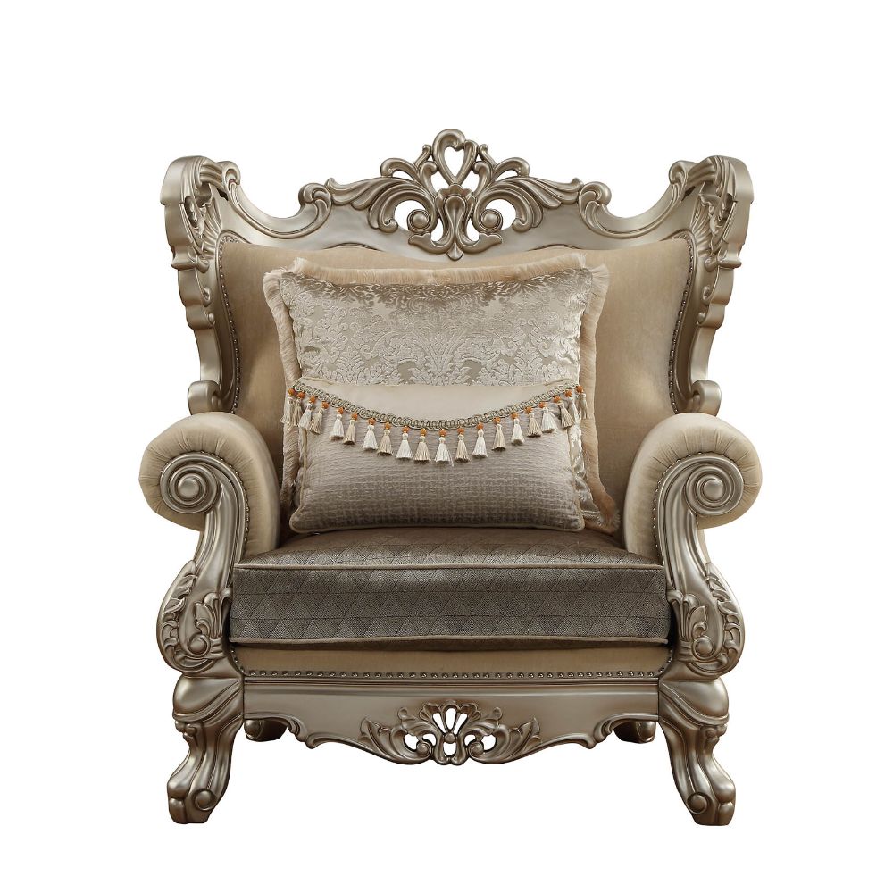 Silla Ranita de 47" de ancho con 2 almohadas