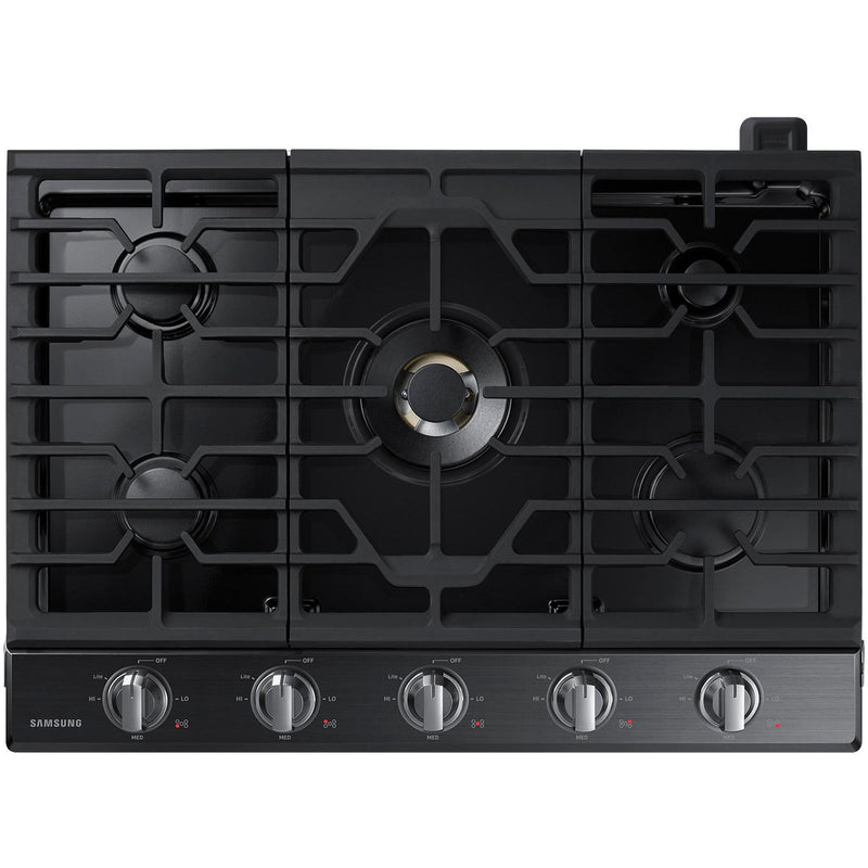 Samsung 30-inch Built-In Gas Cooktop with Wi-Fi Connectivity NA30N7755TG/AA