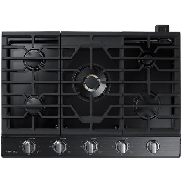 Samsung 30-inch Built-In Gas Cooktop with Wi-Fi Connectivity NA30N7755TG/AA