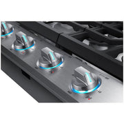  Samsung 30-inch Built-In Gas Cooktop with Wi-Fi Connectivity NA30N6555TS/AA IMAGE 3