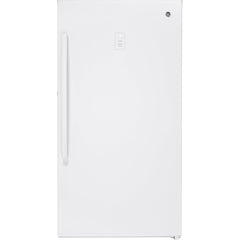  GE 17.3 cu.ft. Upright Freezer with Turbo Freeze FUF17SMRWW IMAGE 1