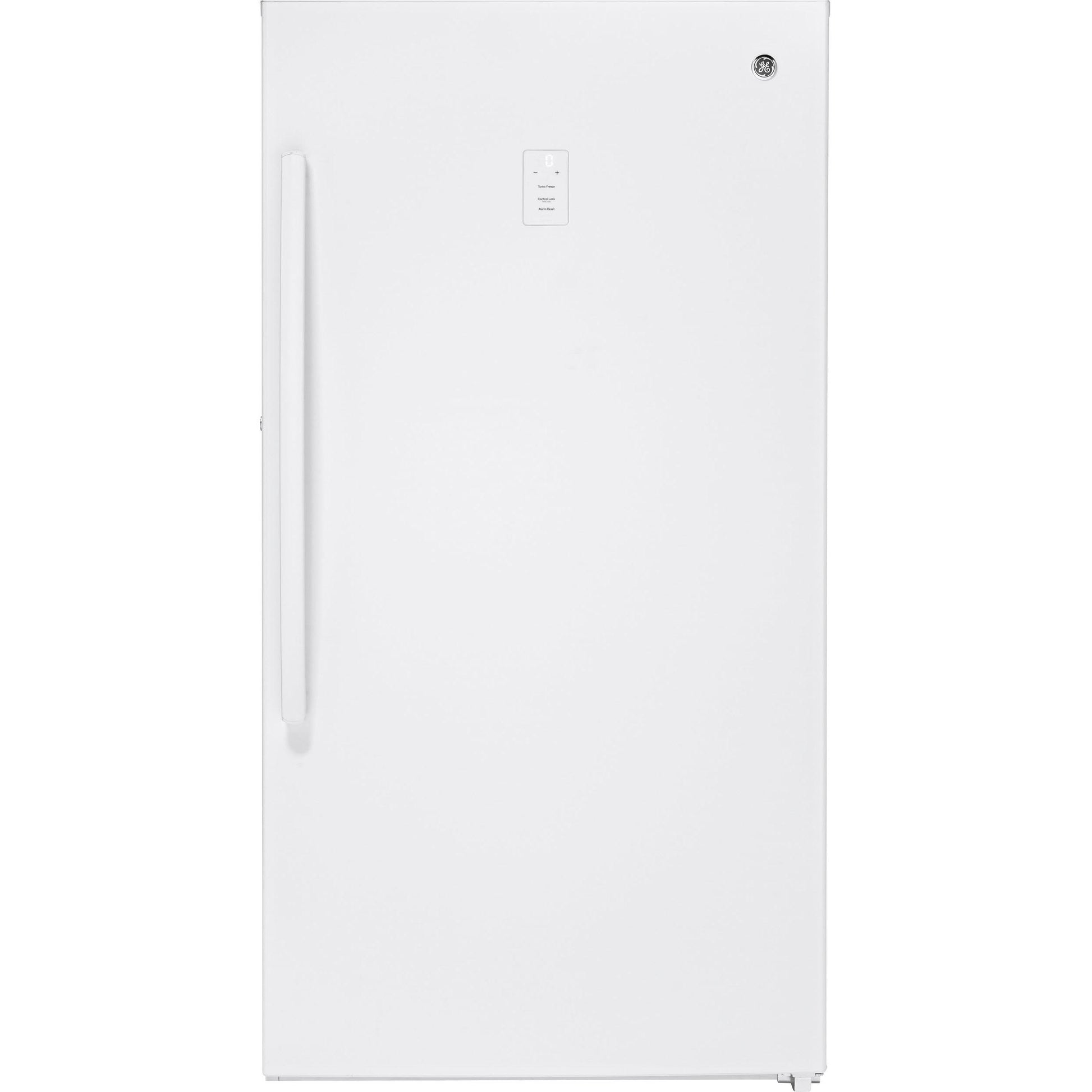 GE 21.3 cu.ft. Upright Freezer with Turbo Freeze FUF21SMRWW IMAGE 1