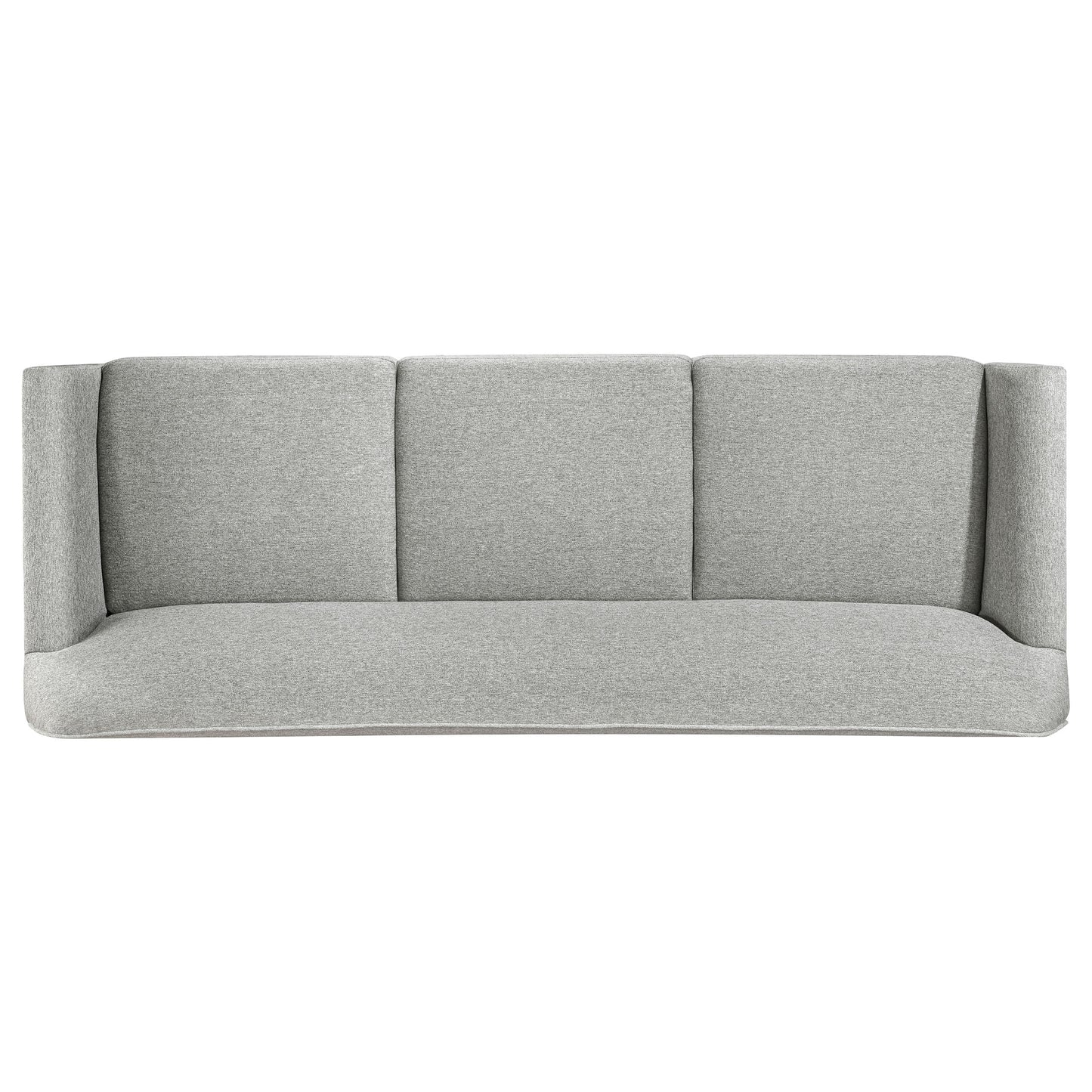 Vaughn Fabric Upholstered Flared Arm Sofa Set Grey