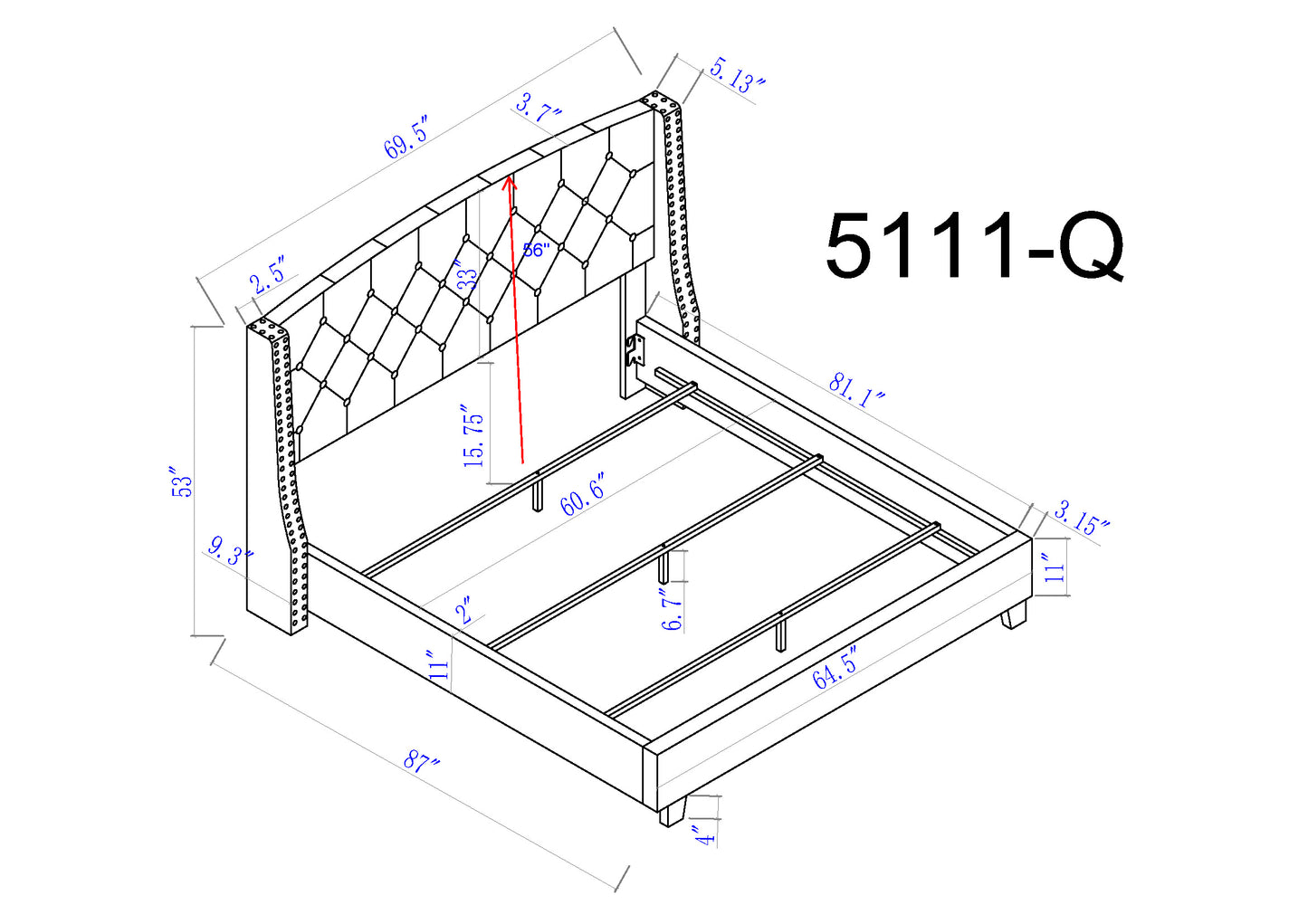 Eva Bed Black