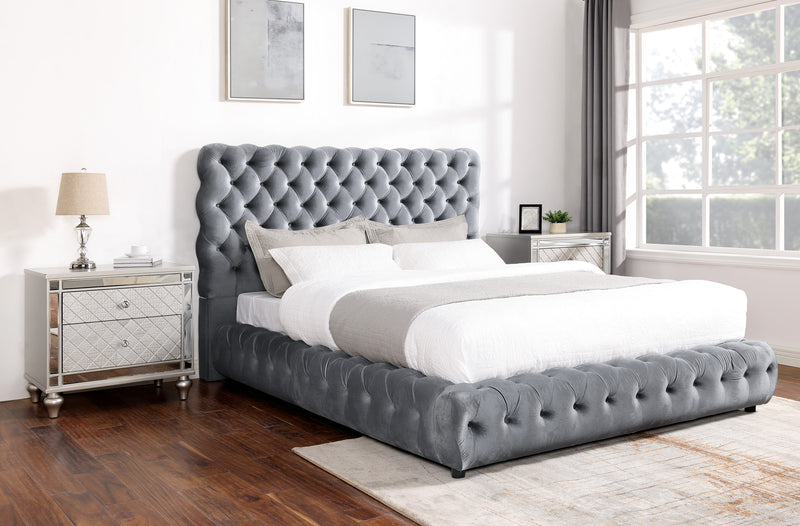 Flory Bed Grey