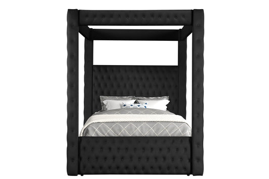 Annabelle Canopy Bed Black
