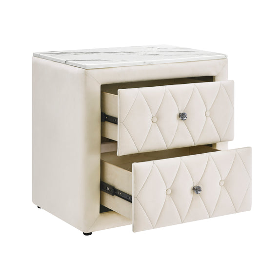 Annabelle Night Stand Ivory