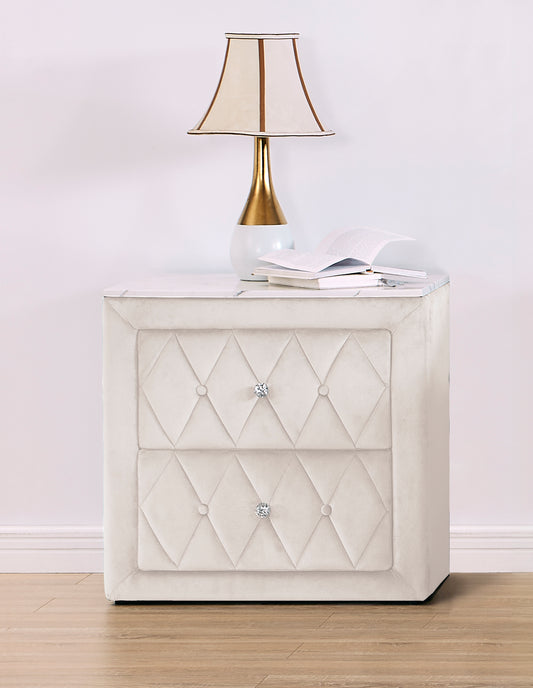 Annabelle Night Stand Ivory