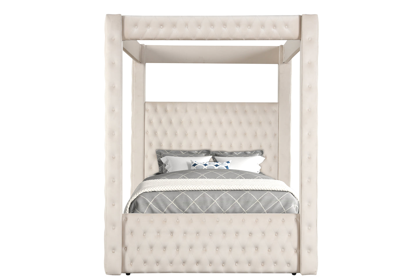 Annabelle Canopy Bed Ivory